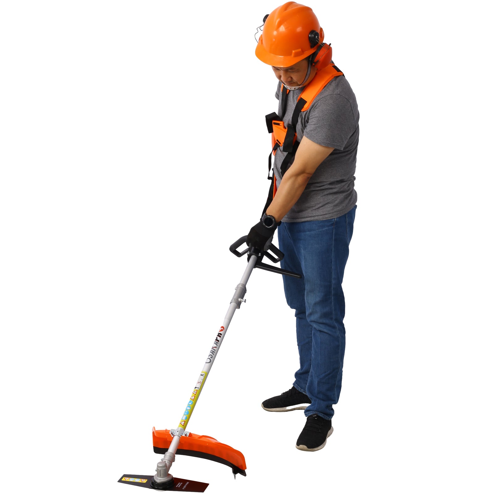 8-in-1 56CC 2-Cycle Gas Garden Tool System with Pole Saw, Hedge Trimmer & Brush Cutter