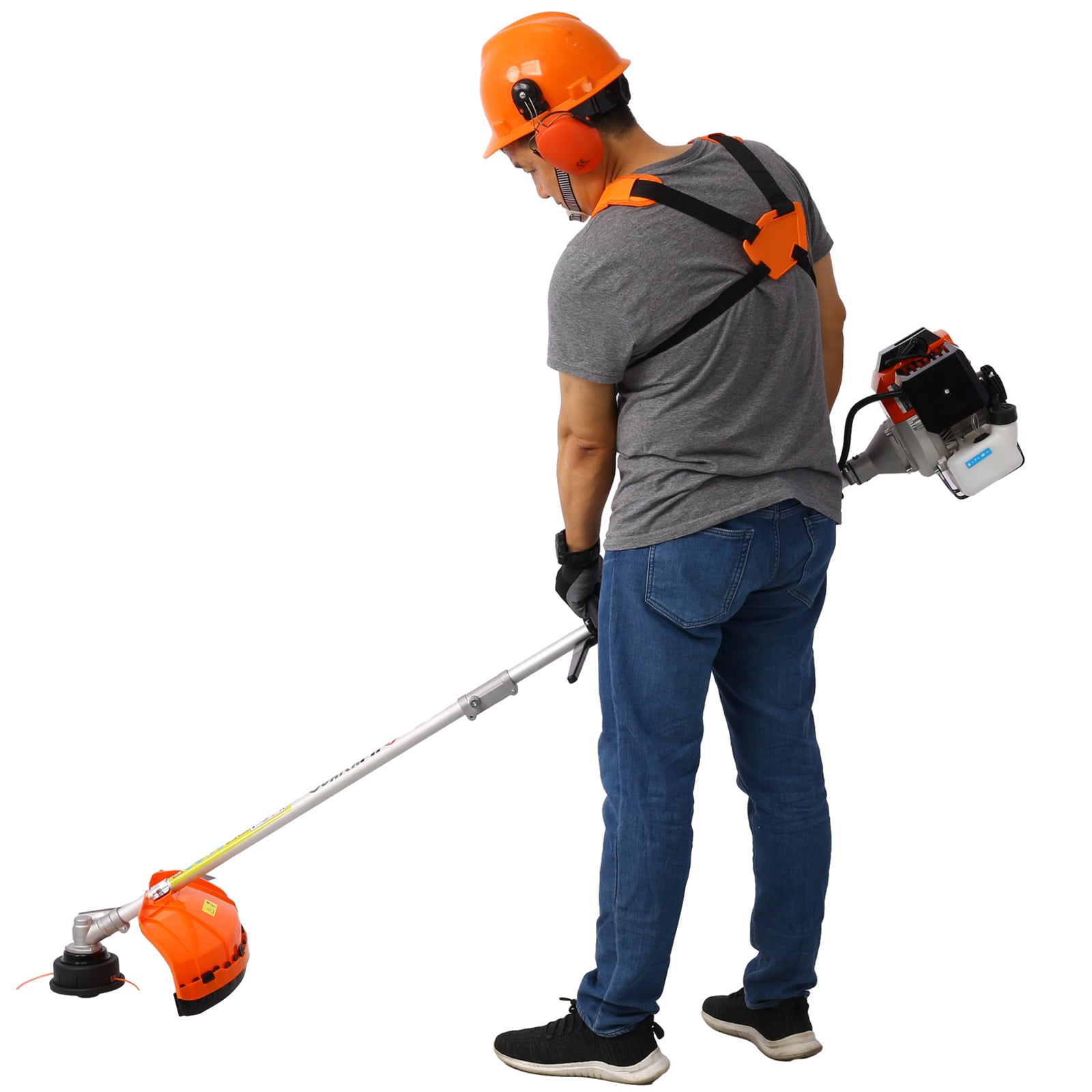8-in-1 56CC 2-Cycle Gas Garden Tool System with Pole Saw, Hedge Trimmer & Brush Cutter