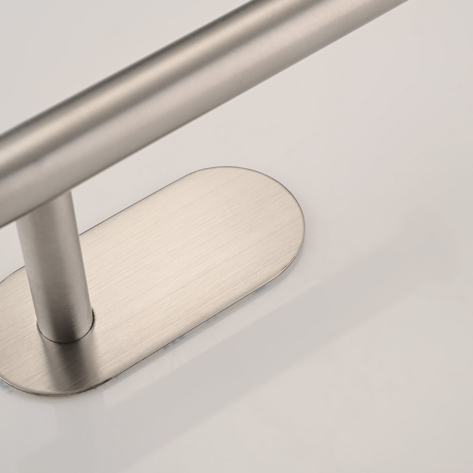 Self-Adhesive Toilet Paper Holder – Stainless Steel, No Drilling, Brushed Nickel, Rustproof