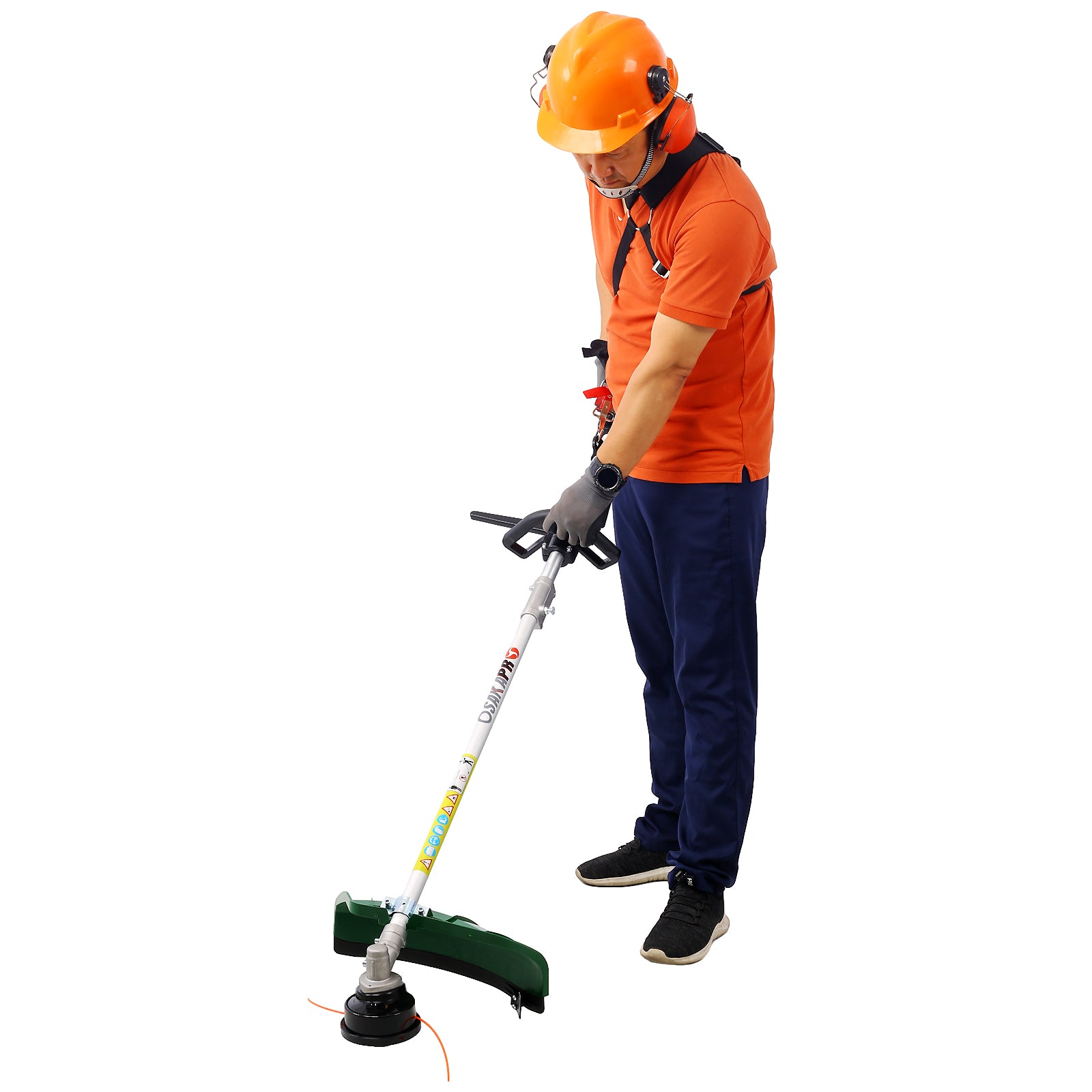 4-in-1 38CC 4-Stroke Gas Garden Tool System with Pole Saw, Hedge Trimmer & Brush Cutter