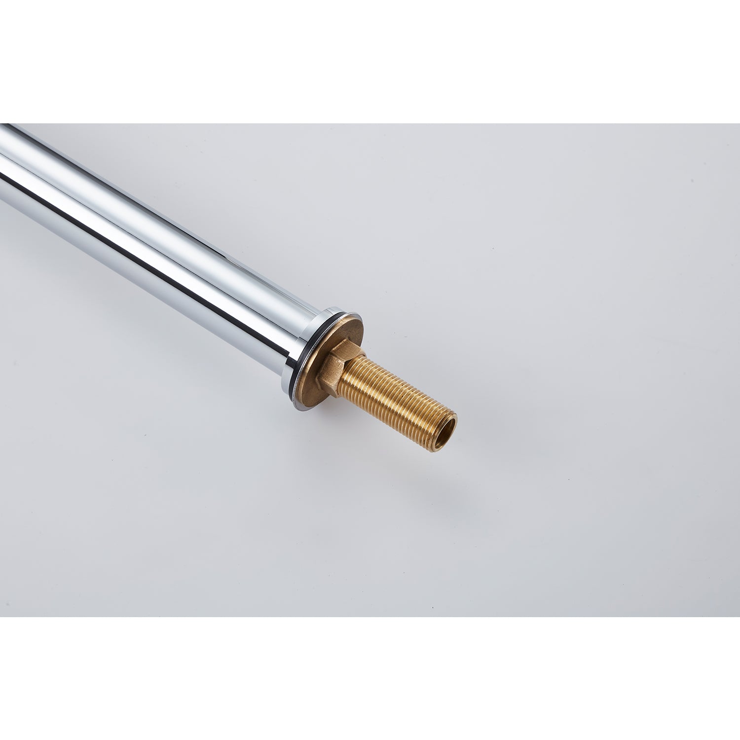 Pot Filler Faucet with Extension Shank – Chrome, Folding Swivel Arm, Dual Handle, Solid Brass