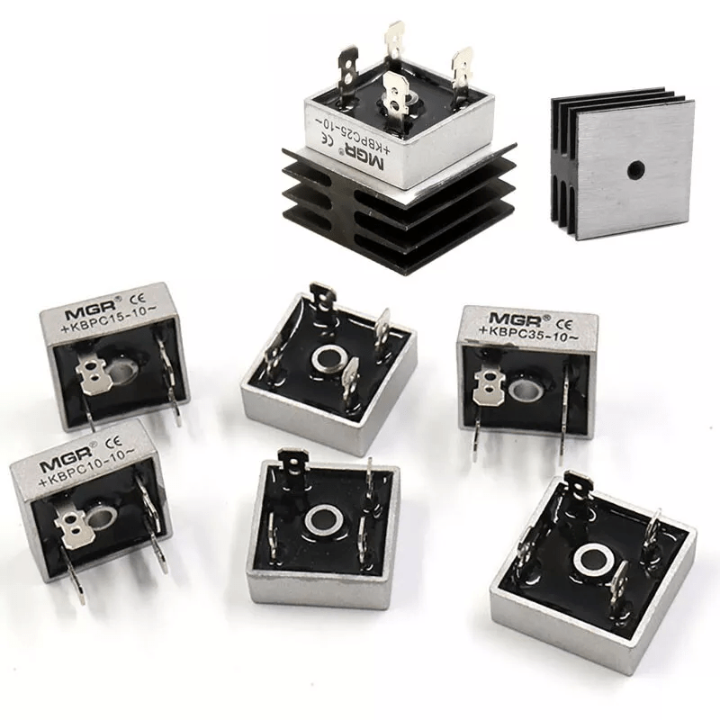 KBPC3510 35A 1000V Bridge Rectifier Diode, Single Phase AC to DC Converter Module - HomeDIYer
