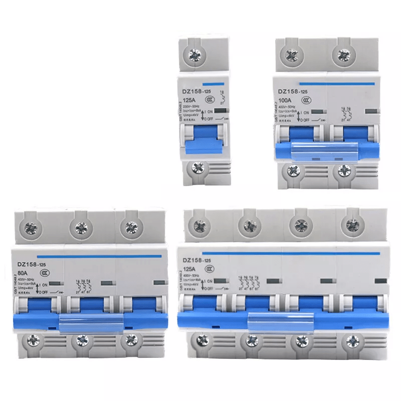 DZ158 - 125 Circuit Breaker 1P/2P/3P/4P 80 - 125A - HomeDIYer