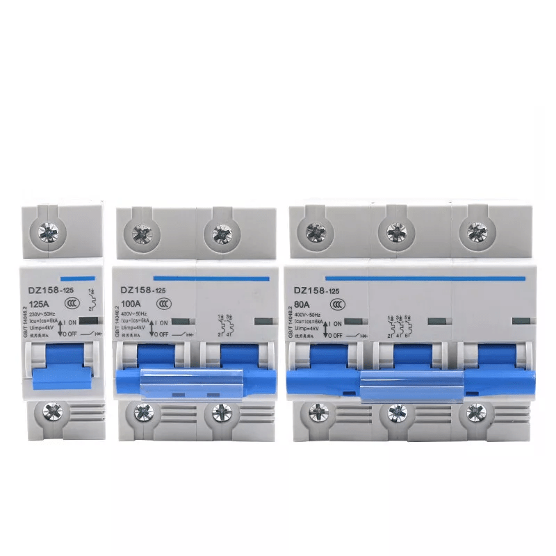 DZ158 - 125 Circuit Breaker 1P/2P/3P/4P 80 - 125A - HomeDIYer