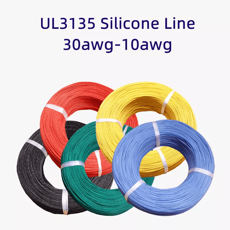 10AWG - 30AWG Silicone Electrical Wire Flexible Stranded Cable Tinned Copper Green and Gray - HomeDIYer