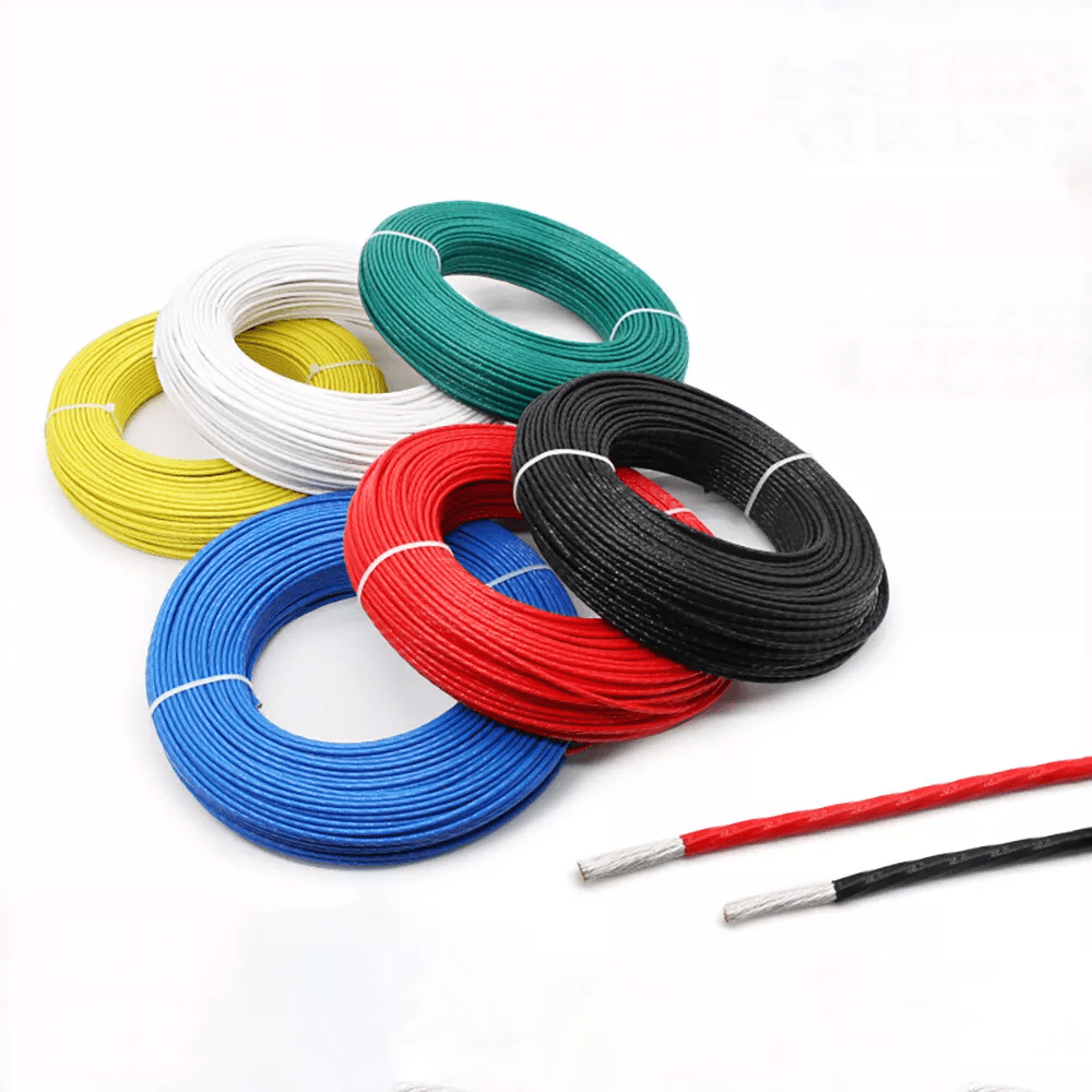 UL1332 PTFE Cable Wire Flexible Tinned Copper High Temperature Wire 14 AWG - 28 AW 6 Color - HomeDIYer