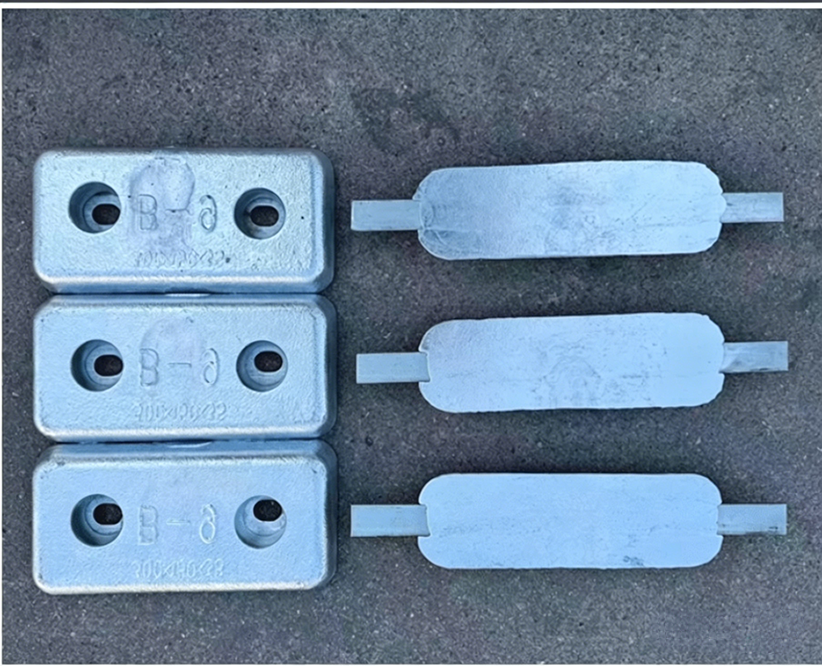 Marine Sacrificial Zinc Anode Kit - Boat Corrosion Protection Block & Rod with Iron Bracket Options 0.5kg to 5kg