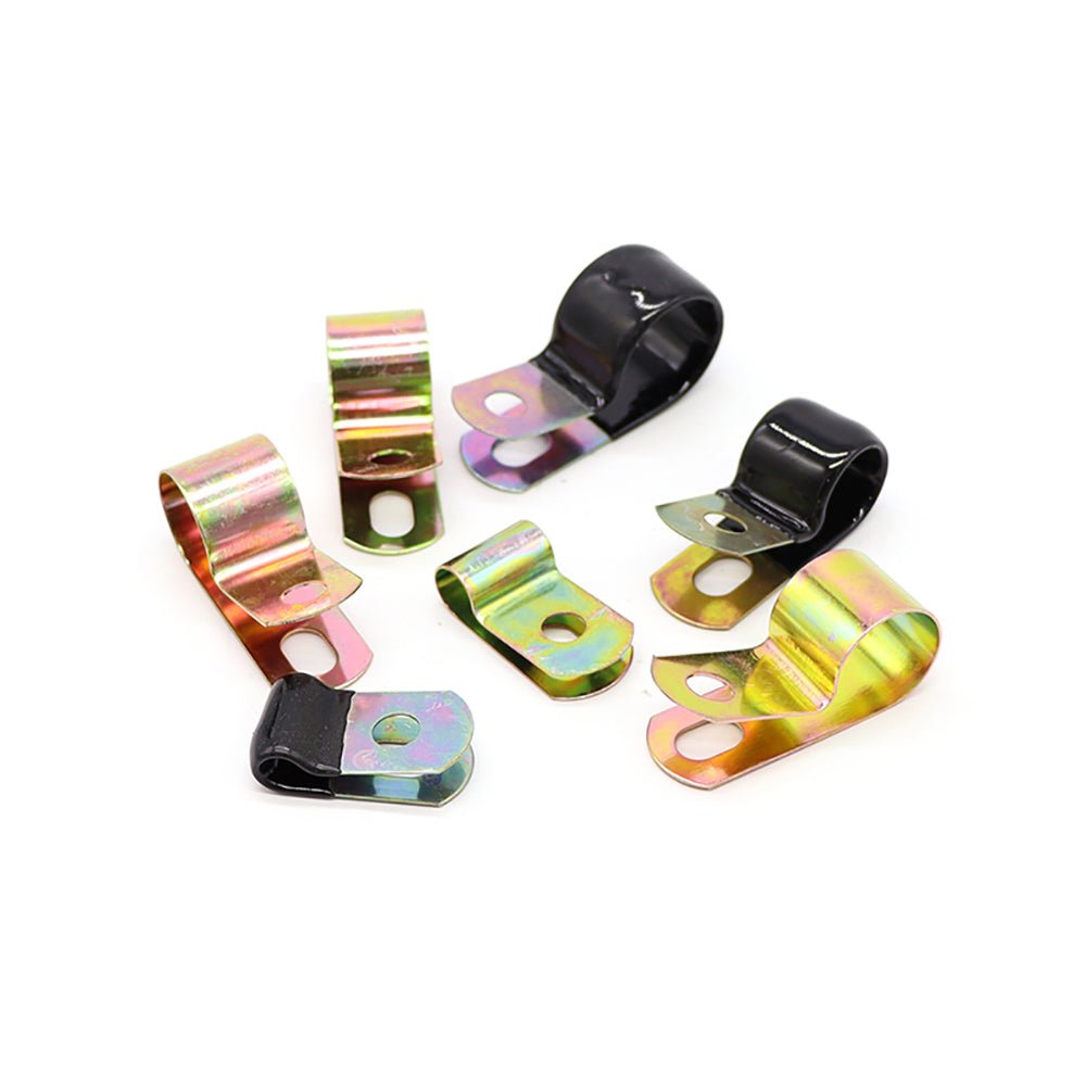 Unlined P Clips 4mm - 50mm Hose Conduit Tubing Cable Holder Insulating hose clamp - HomeDIYer