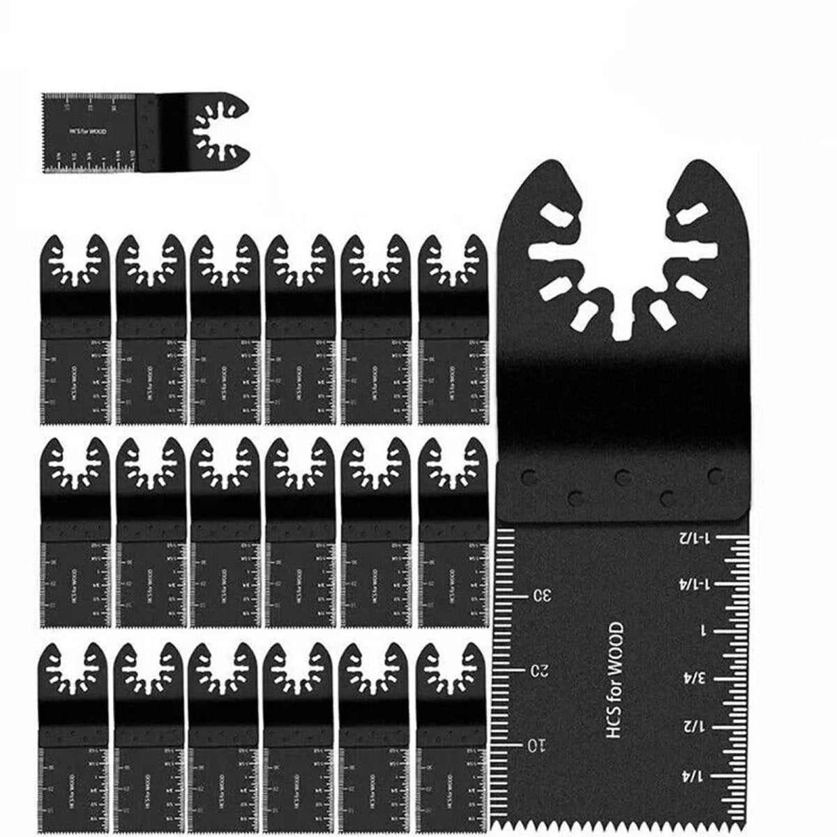 20Pc Oscillating Saw Blade 34mm Multi Tool Blades Quick Release for Wood Cutting - HomeDIYer
