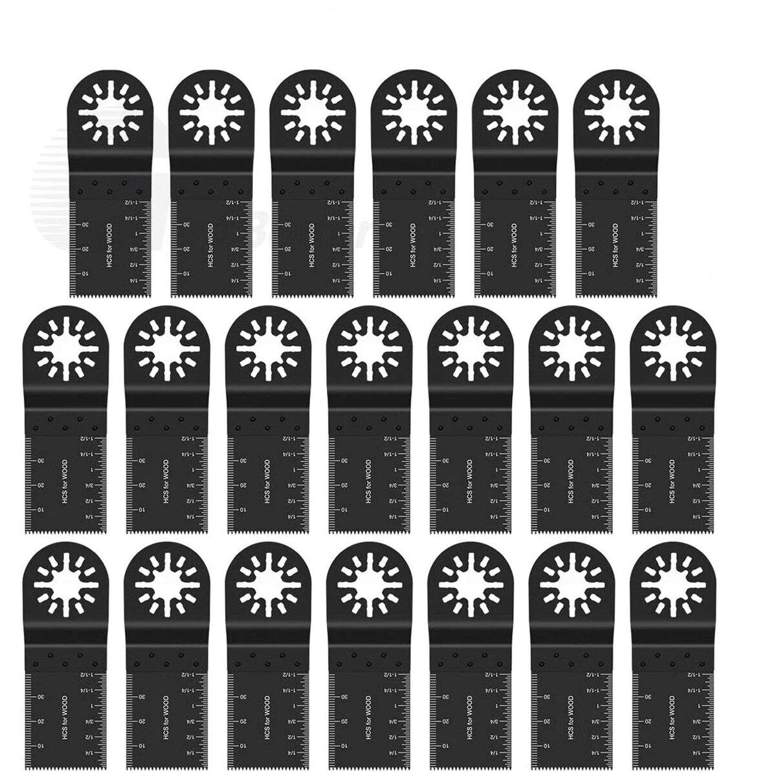 20Pcs Universal Oszillierende Sägeblatt 35mm Multi Tool Klingen Holz Metall Cutter