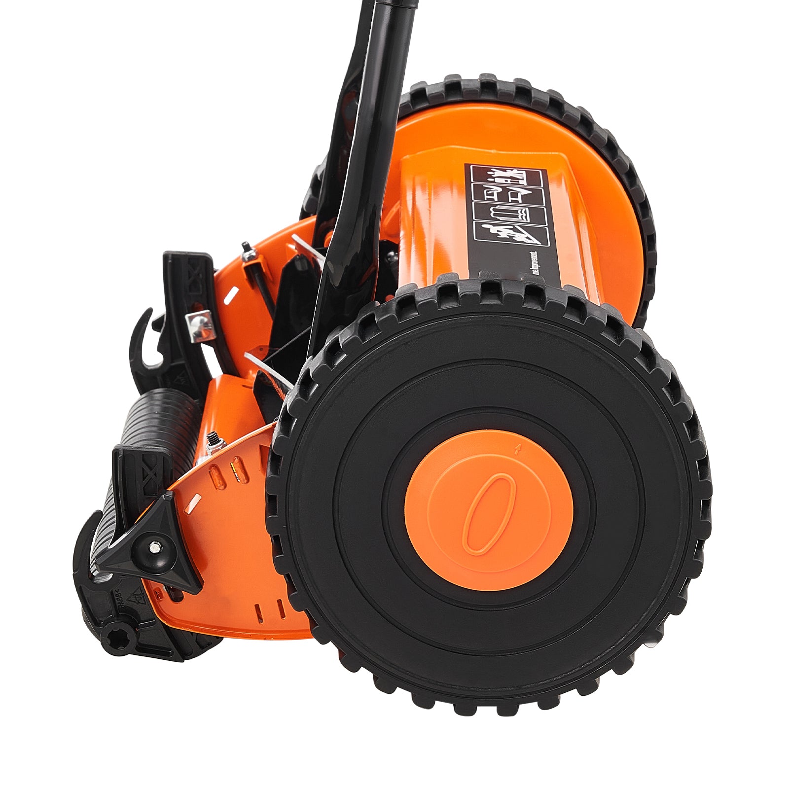 16" Manual Push Reel Lawn Mower 5-Blade Adjustable Height Grass Catcher 2 Wheels