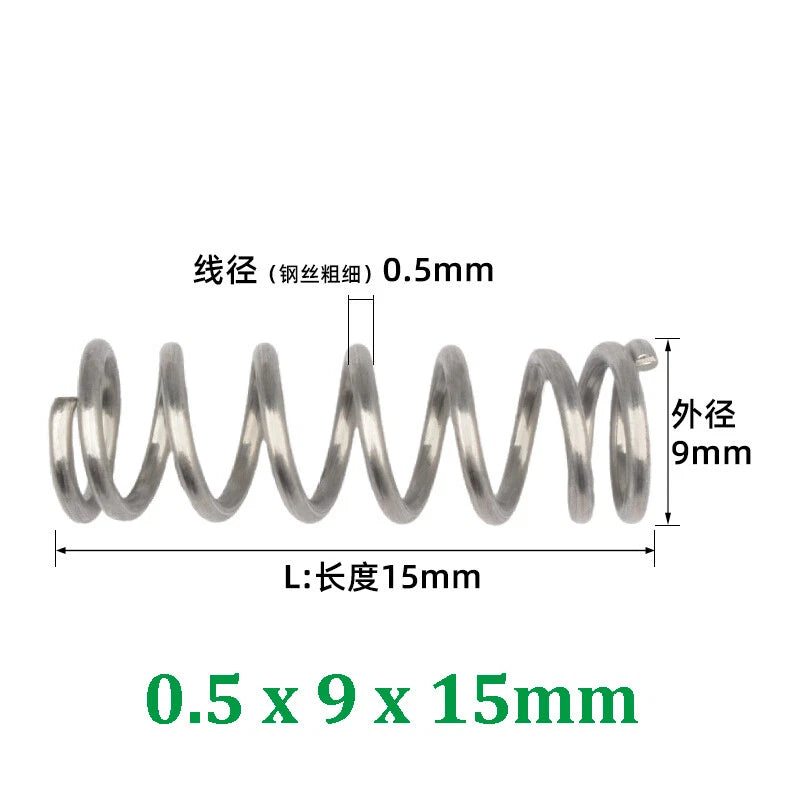 Compression Spring 0.2-0.5mm Wire Diameter Pressure Small Spring Stainless Steel