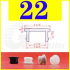 Snap-On Hole Plug Clear Silicone Rubber Blanking Seal Bung Pipe Tube (2.5-60mm)