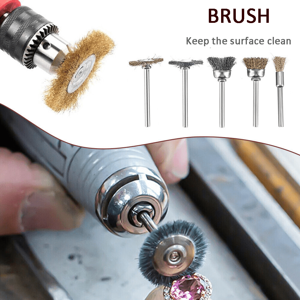 217Pcs Rotary Tool Accessories Kit Cutting Polishing Grinder Sanding for Dremel - HomeDIYer