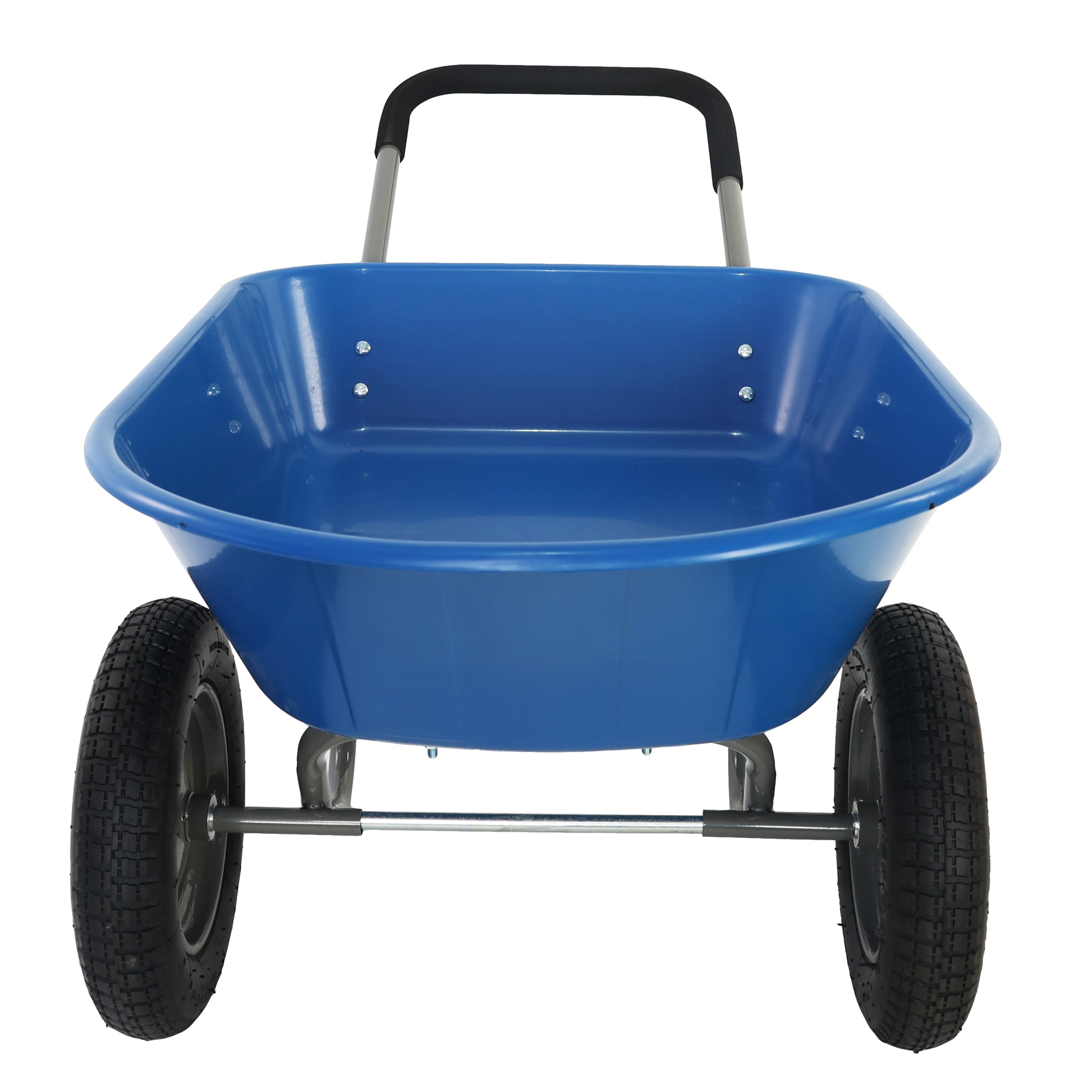 wheel barrow Two wheeled trolley for blue garden 15 inch pneumatic wheel WB189BL