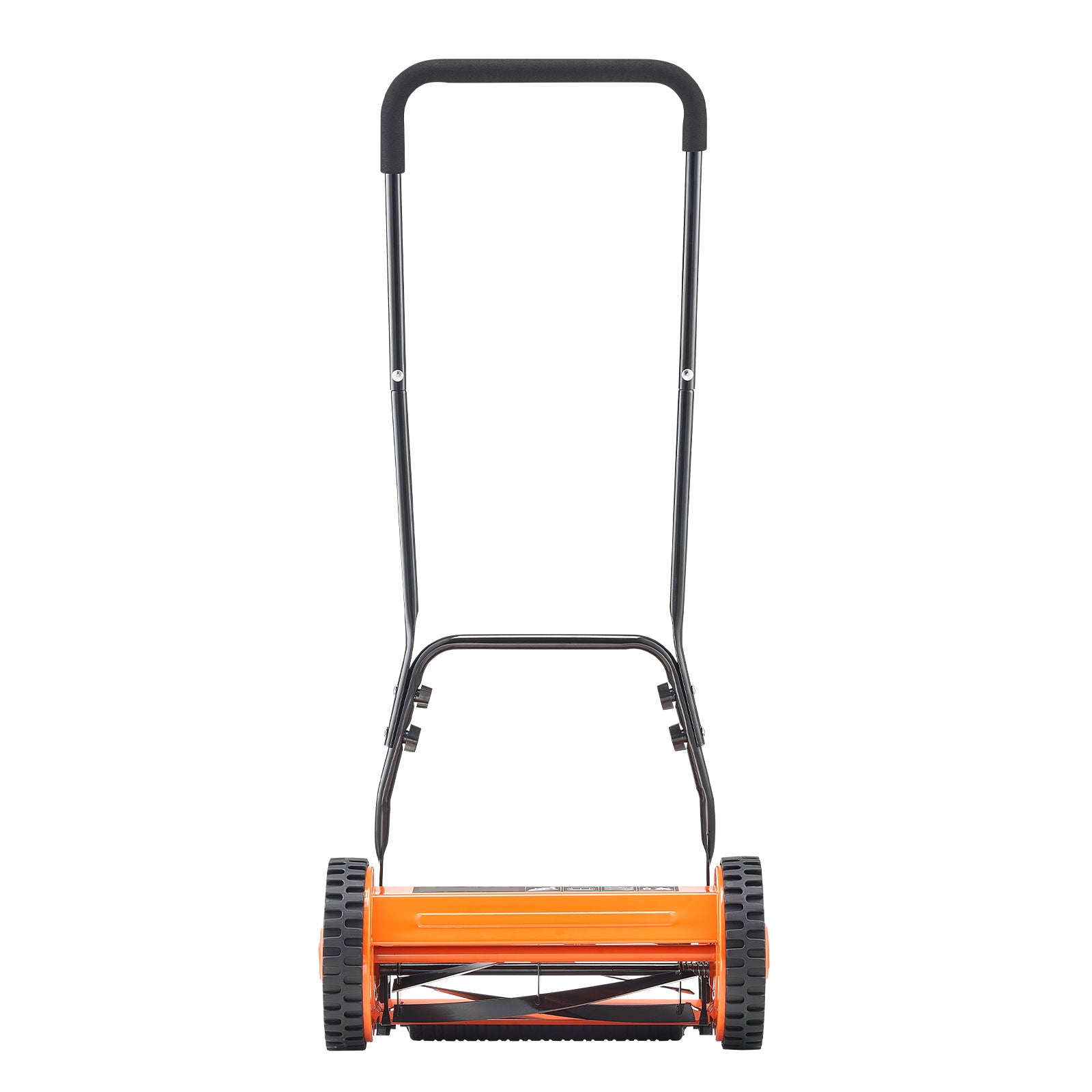 16" Manual Push Reel Lawn Mower 5-Blade Adjustable Height Grass Catcher 2 Wheels