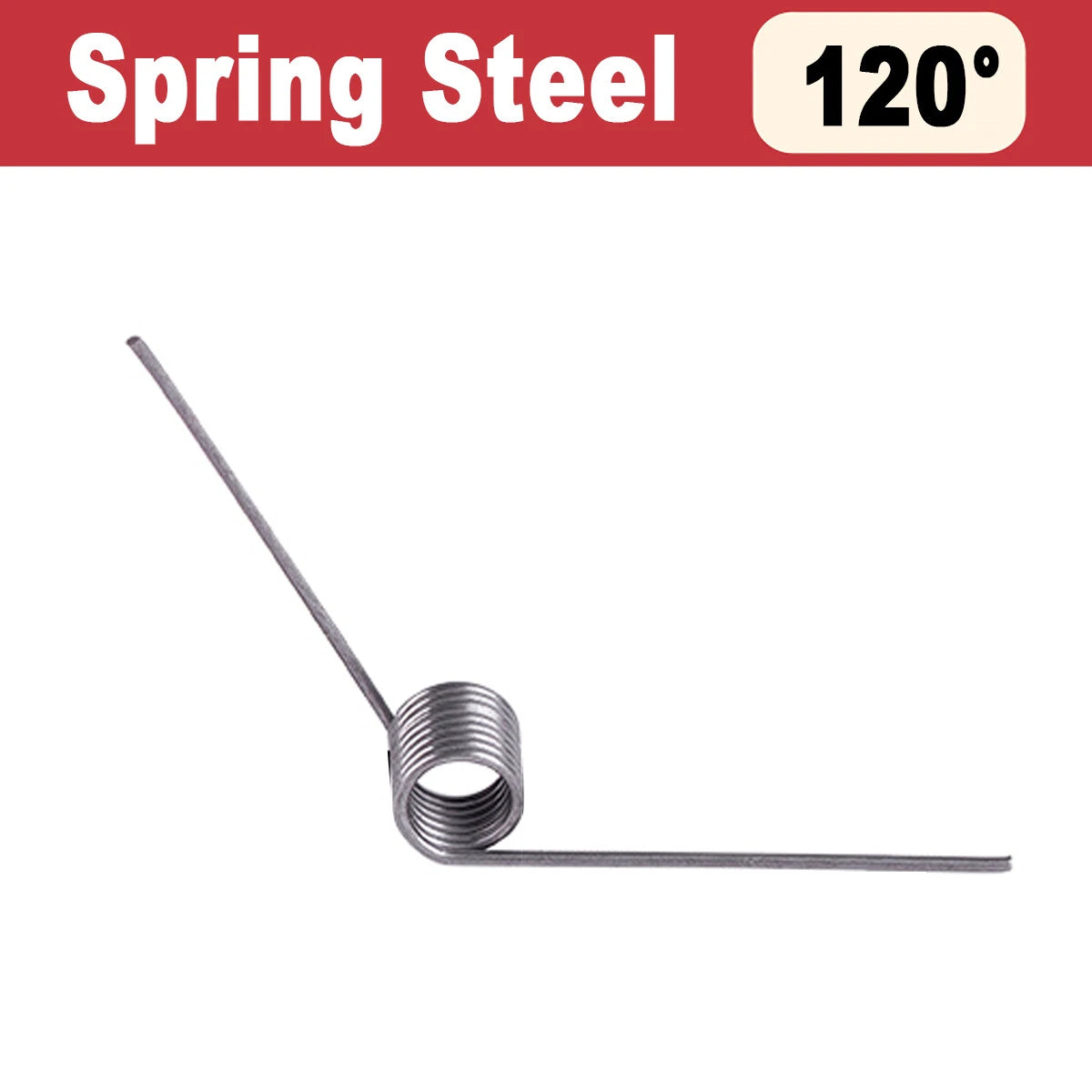 Torsion Spring (pack of 10), 1.8mm wire diameter, 10mm - 20mm OD, Right spring