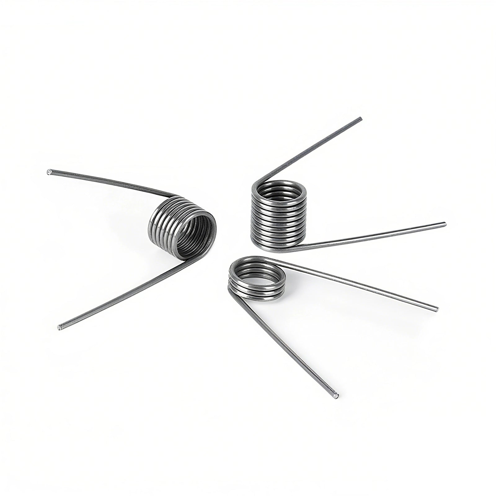 Torsion Spring 3 - 9 Coil (10 pcs), 1.6mm Wire dia, 8 ~ 18mm OD, Left spring Steel - HomeDIYer