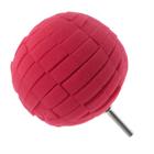 80mm Car Wheel Brush Sponge Ball Foam Buffing Pad Polishing Waxing Cleaning Tool