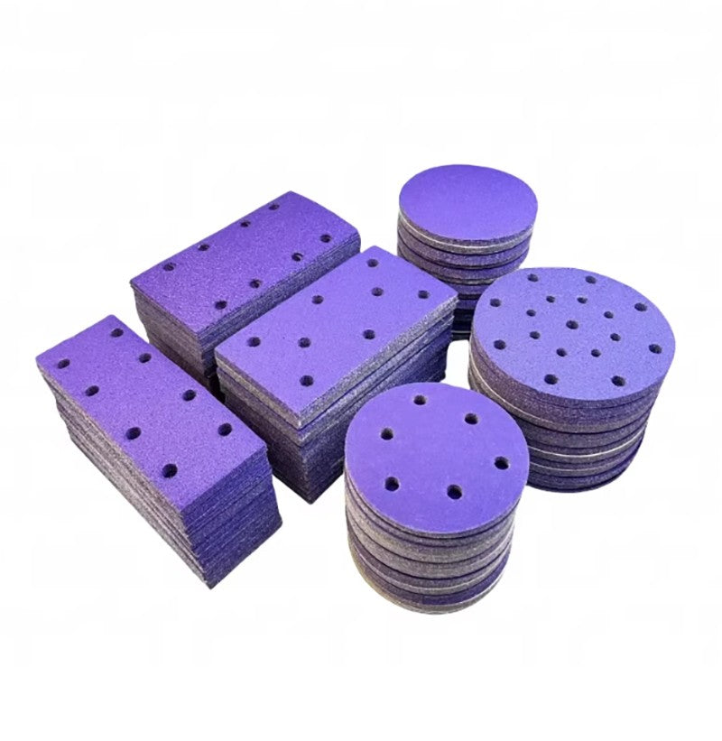 6 Inch Dry Sanding Discs Sandpaper Hook and Loop Pads 15/17Hole Grit 40-800