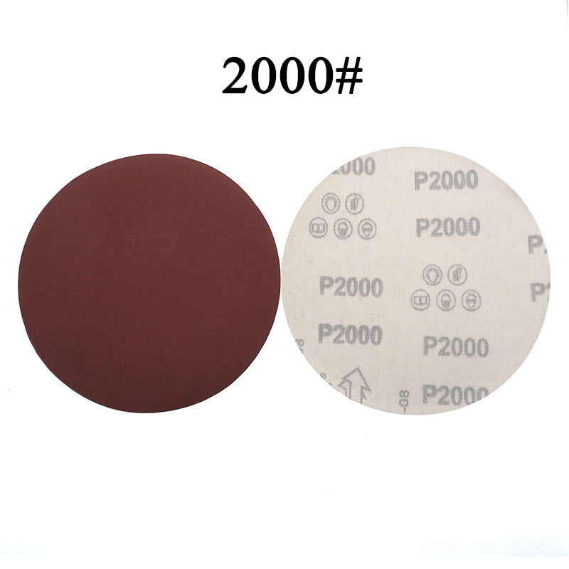 125mm Dry Sanding Hook Loop Backing Pad Polishing Sandpaper Discs Grit 40 - 2000