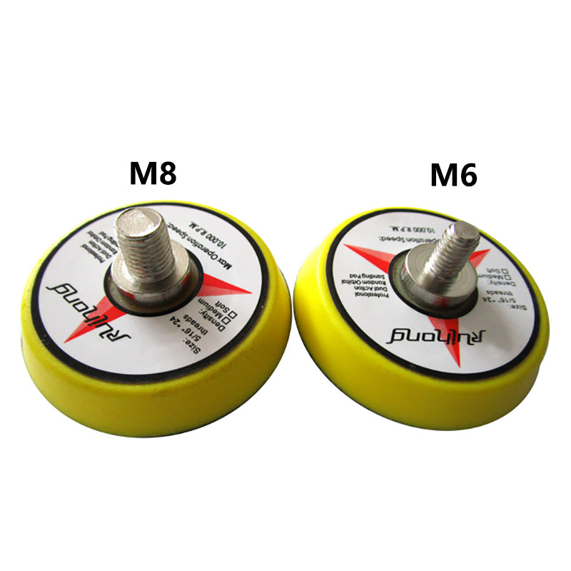 1" to 6" Sanding Backing Pad Hook Loop M6 M8 Bolt Sander Pad For Drill Grinder