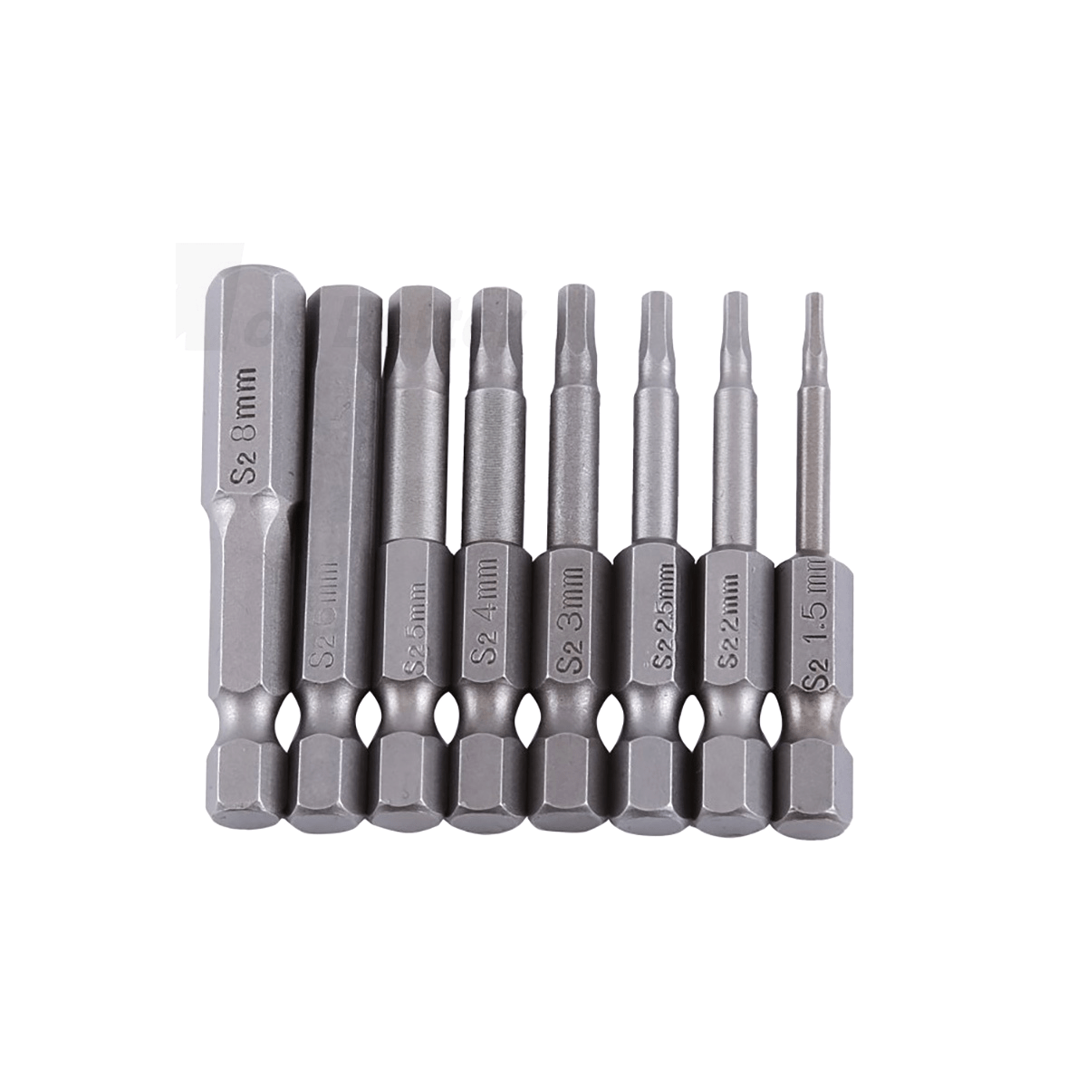 10Pcs 1.5 - 12mm Drill Bits Hex Screwdriver Set With Magnetic Allen Bit Shank 1/4" - HomeDIYer