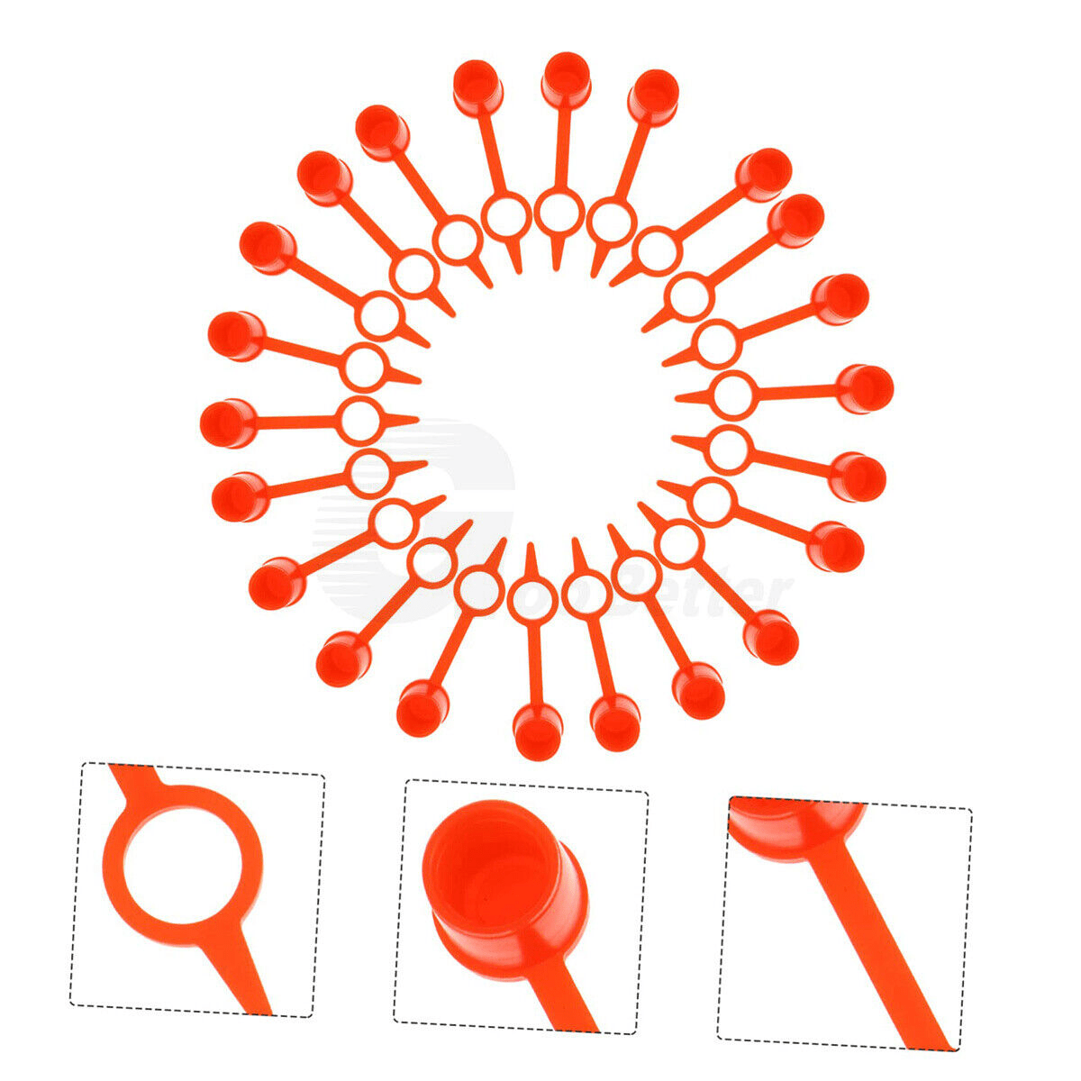 150x grease nipple protective caps grease nipple dust cap cap red M6 - M10 set - HomeDIYer