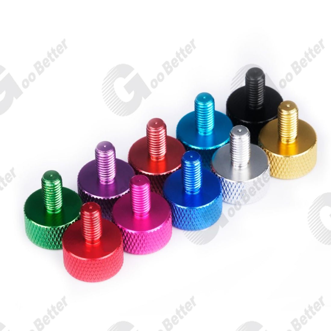Knurled Thumb Screws M5 M6 Aluminum Alloy DIY Hand Tighten Grip Knob Bolts - HomeDIYer