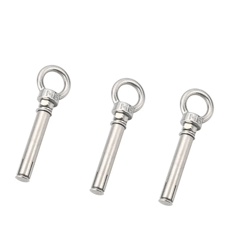 Closed Hook Eye Bolt Shield Anchor — M6 M8 M10 M12 Expansion Bolt for Concrete & Masonry