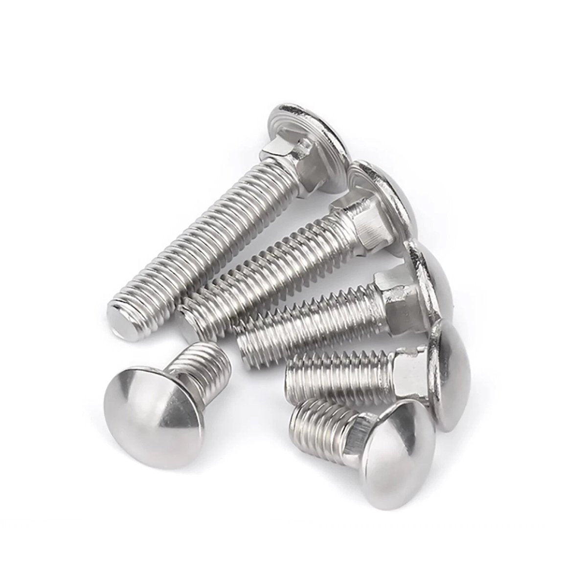 M4 M5 M6 M8 Stainless Steel Carriage Bolts | A2 Cup Square Screws DIN 603 - HomeDIYer