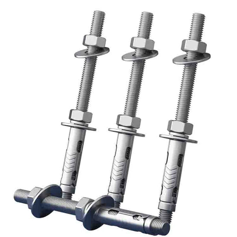 BRICK WALL MASONRY CONCRETE ANCHORS THROUGHBOLT LONG THREADED EXPANSION BOLTS