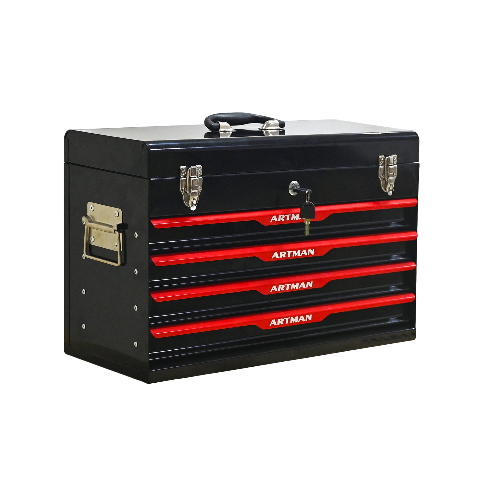 20-inch Steel Portable Tool Box with Drawers – Heavy-Duty Tool Storage Organizer