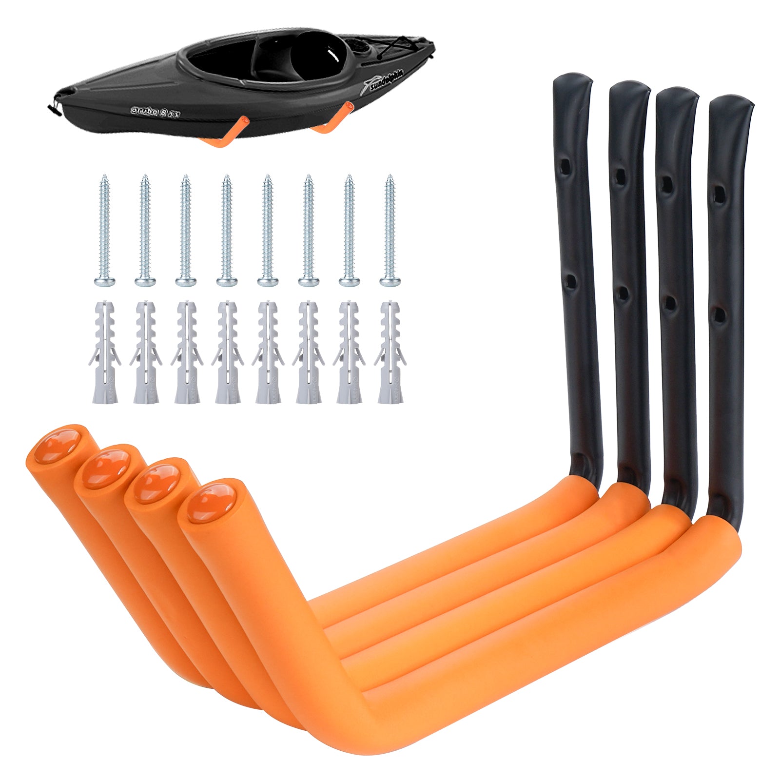 Heavy Duty Garage Storage Hooks 4-Pack 100LBS Wall Mount