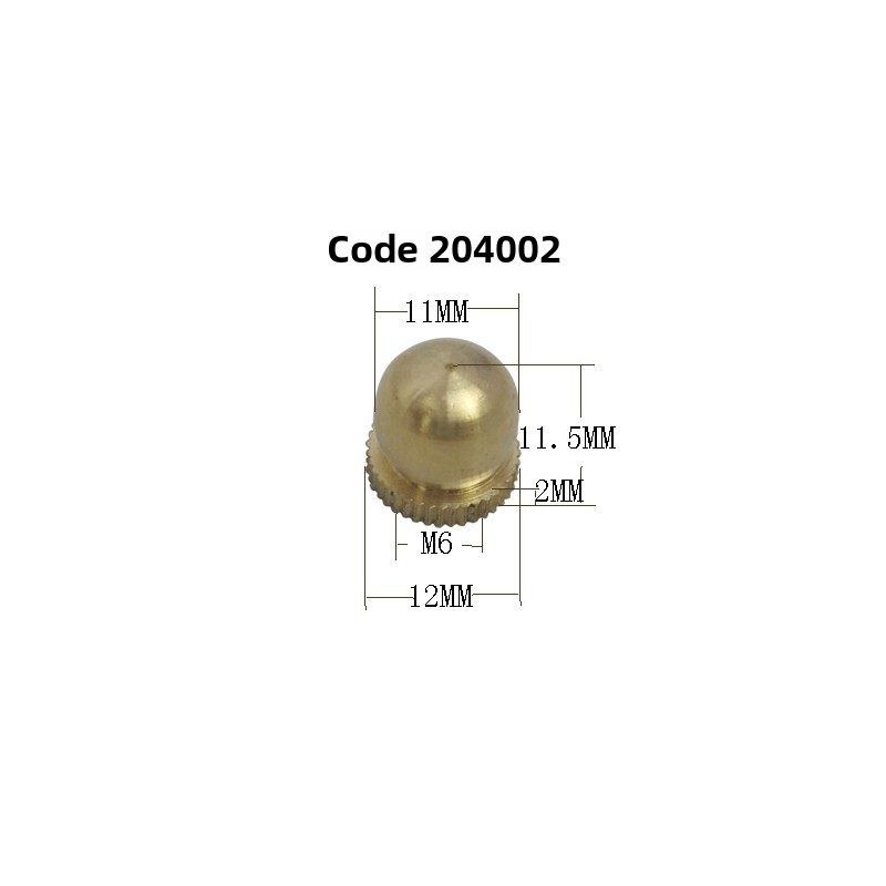 Premium Copper Round Head Cap Nuts & Hanger Nuts – M4 to M10 Decorative Hardware for Lamps & Furniture