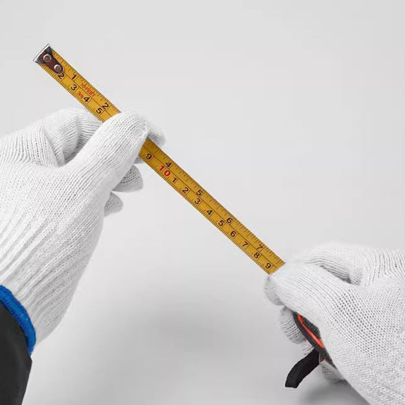 Cotton Nylon Work Gloves Anti-Slip & Durable for Construction