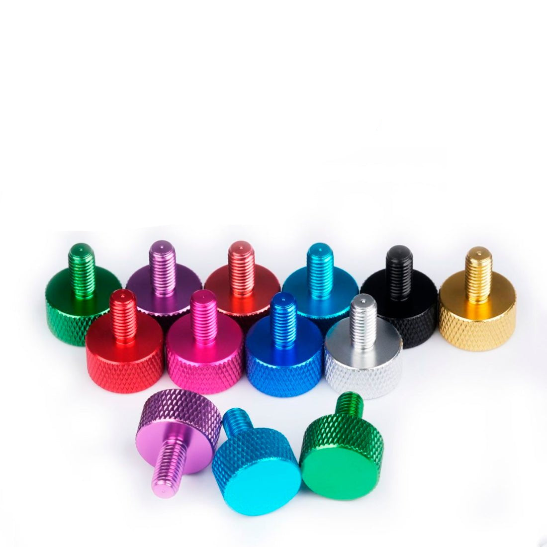 Knurled Thumb Screws M5 M6 Aluminum Alloy DIY Hand Tighten Grip Knob Bolts - HomeDIYer