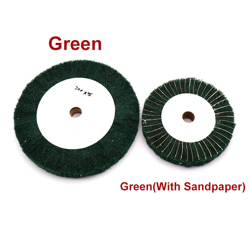 Nylon Fiber Flap Wheel Dia 150-300mm Abrasive Buffing Polishing Wheel Green/Red