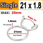 Single/Double Wire Spring Clips / Silicone Hose Pipe Air Fuel Band Tube Clamp