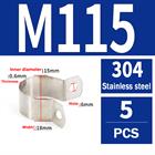 304 Stainless Steel Pipe Clamp U-Bolt Hose Clip 10 - 115mm Plumbing Fixing