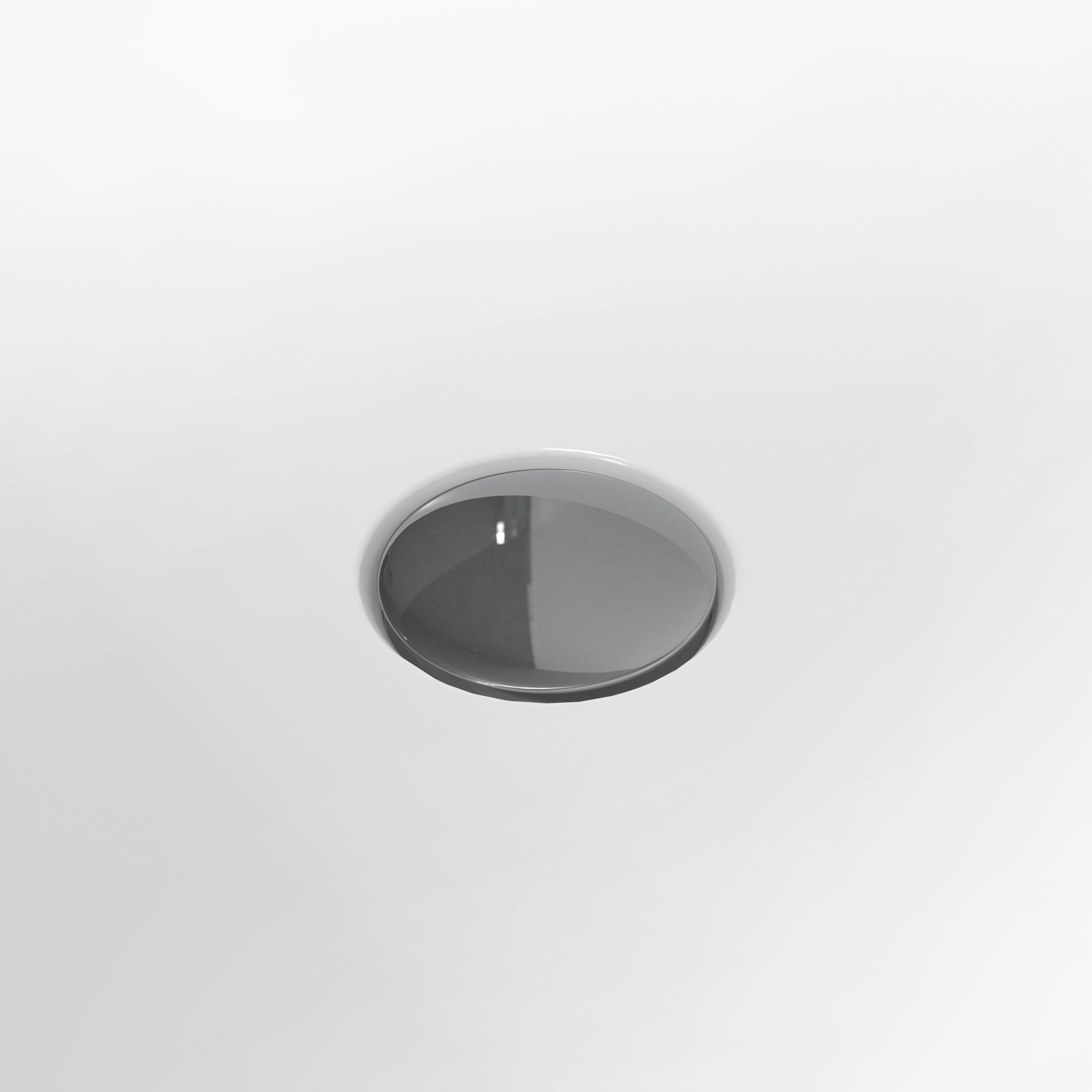Chrome Pop-Up Bathtub Drain – Brass Cover for Stone Resin Freestanding Tubs, Push-Type