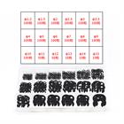 1490 - Pcs E - Clip Circlip External Retaining Ring Assortment Set - 1.2mm to 22mm - HomeDIYer