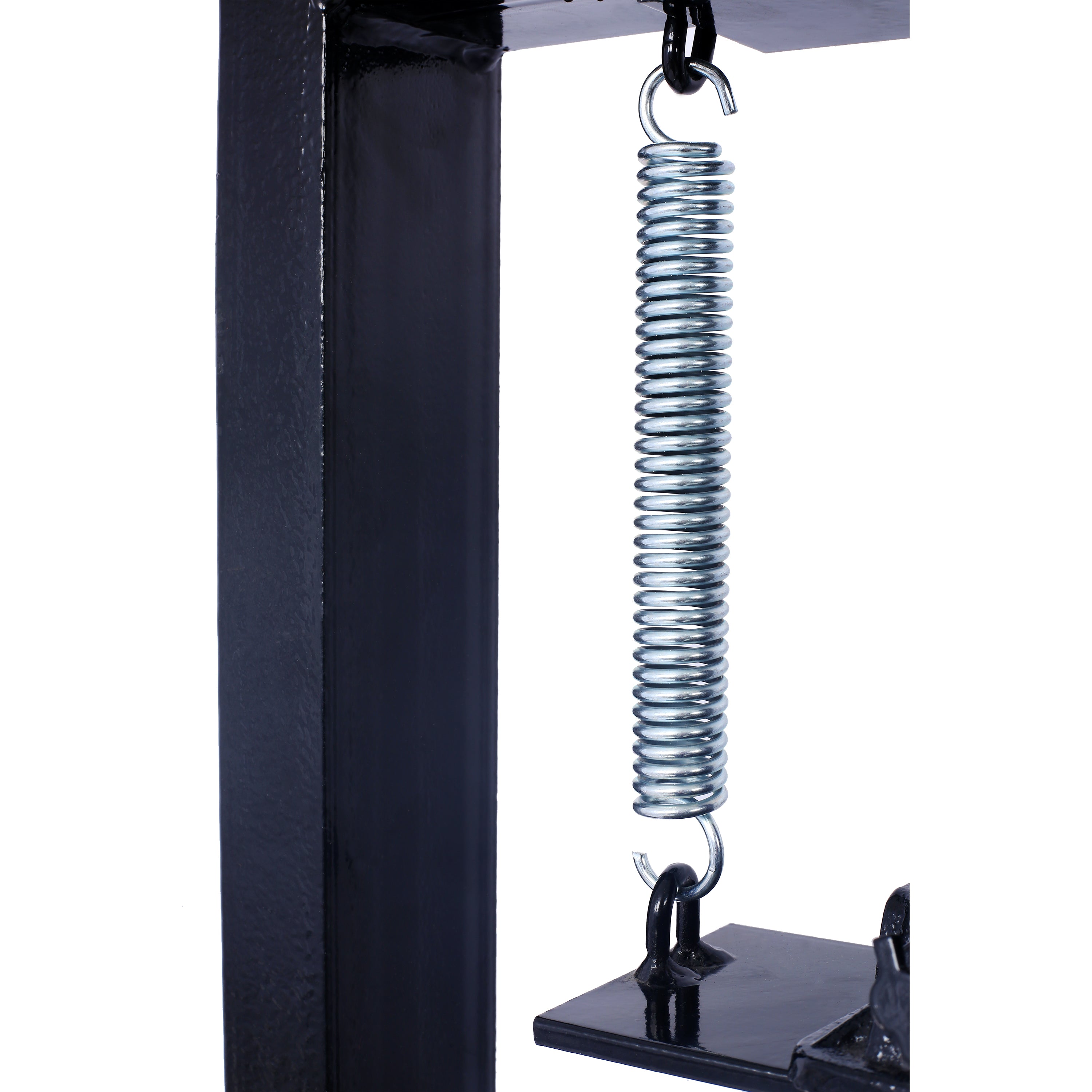 Hydraulic 6 Ton H-Frame Garage Floor Adjustable Shop Press with Plates, 6T, black