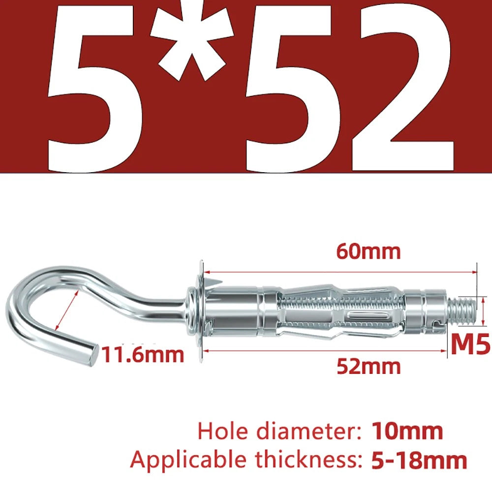 M4–M8 Metal Drywall Expansion Bolts | Hollow Wall Anchors for Plasterboard & Drywall