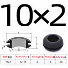 Wiring Grommets - Rubber Open Grommet - Cable Hole Plug Bung Wire Cable Protect