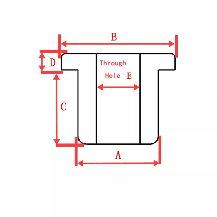 5mm - 201.5mm Silicone Rubber Grommet Plug Bungs Cable Wiring Protect Bushes White - HomeDIYer