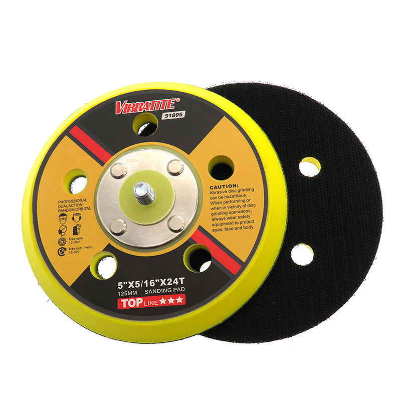 2" to 6" Sanding Backing Pad Hook Loop Bolt M6 M8 Sander Pad For Drill Grinder