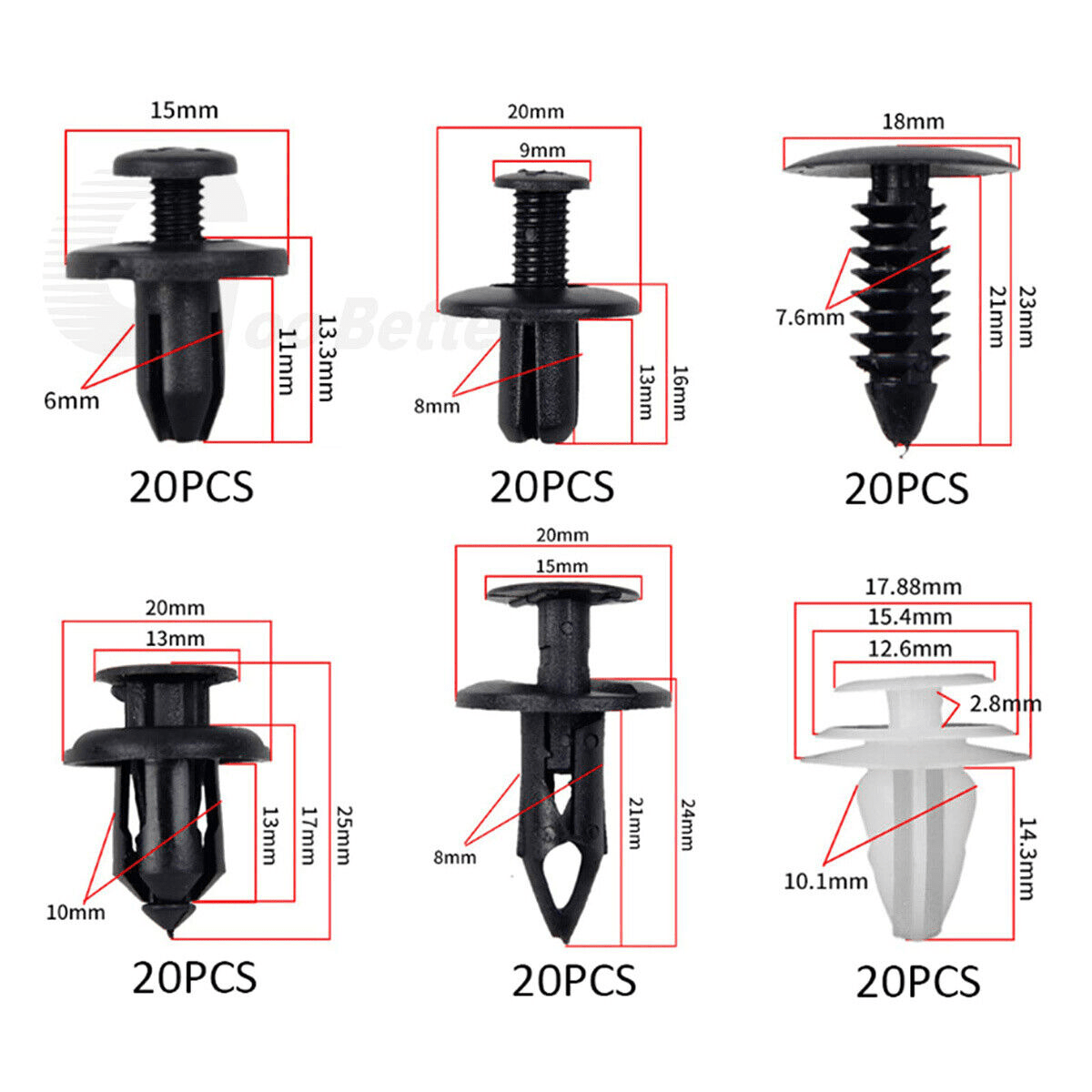 158x Car Door Plastic Trim Panel Dash Interior Installation Removal Pry Tool Set - HomeDIYer
