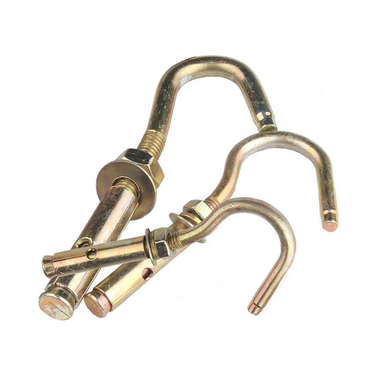 Open Hook Eye Bolt Shield Anchor — M6 M8 M10 M12 Heavy Duty Wall Expansion Bolt