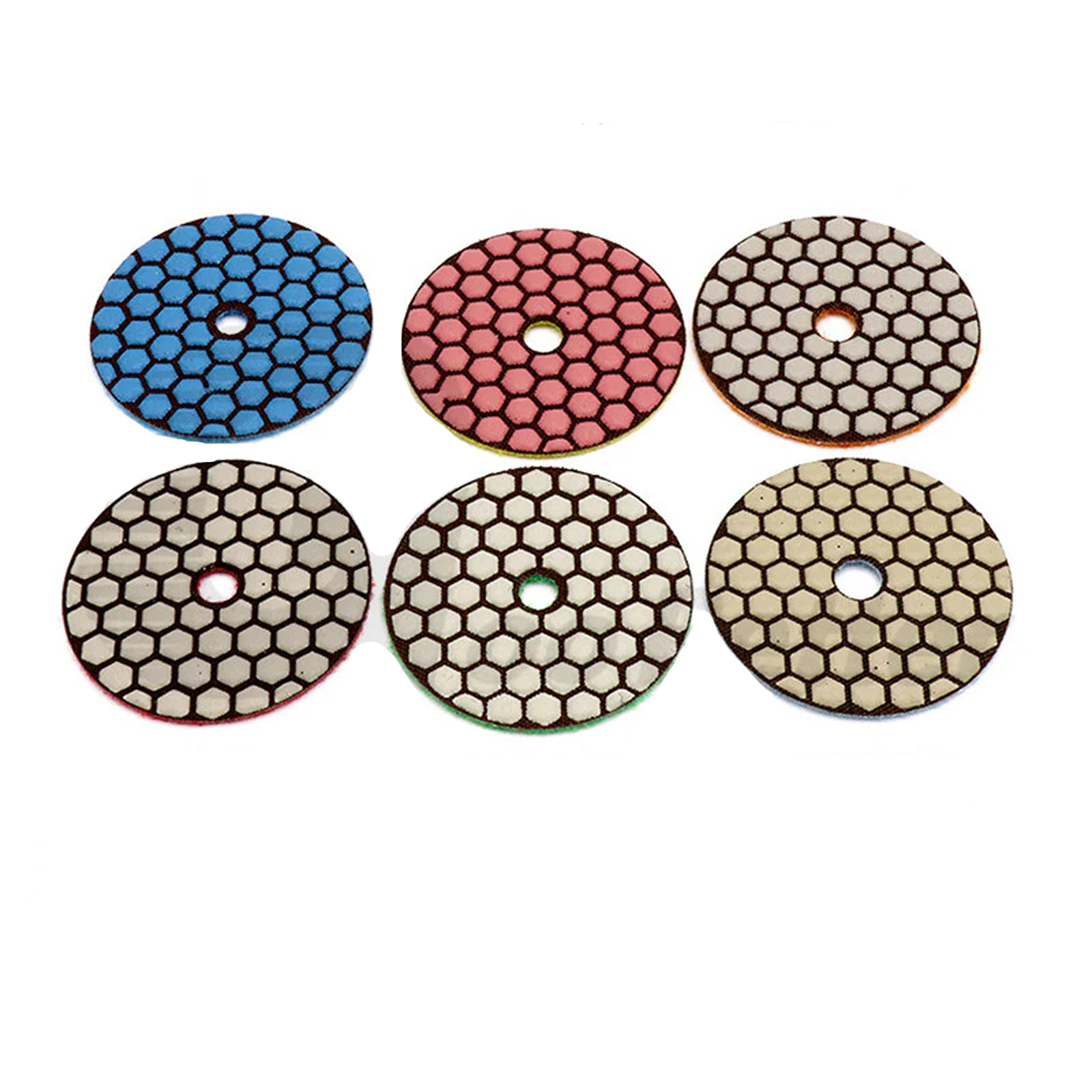 3" 4" Diamond Polishing Pads 75/100mm Grinder Disc Granite Marble Concrete Stone